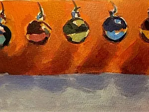 Limited Hand Painted Holiday Cards
