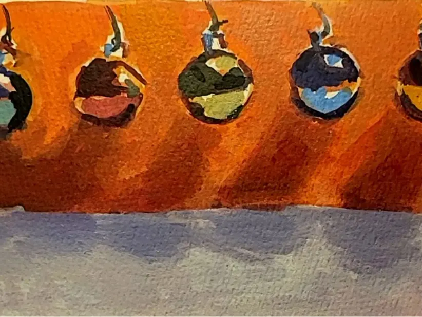 Limited Hand Painted Holiday Cards