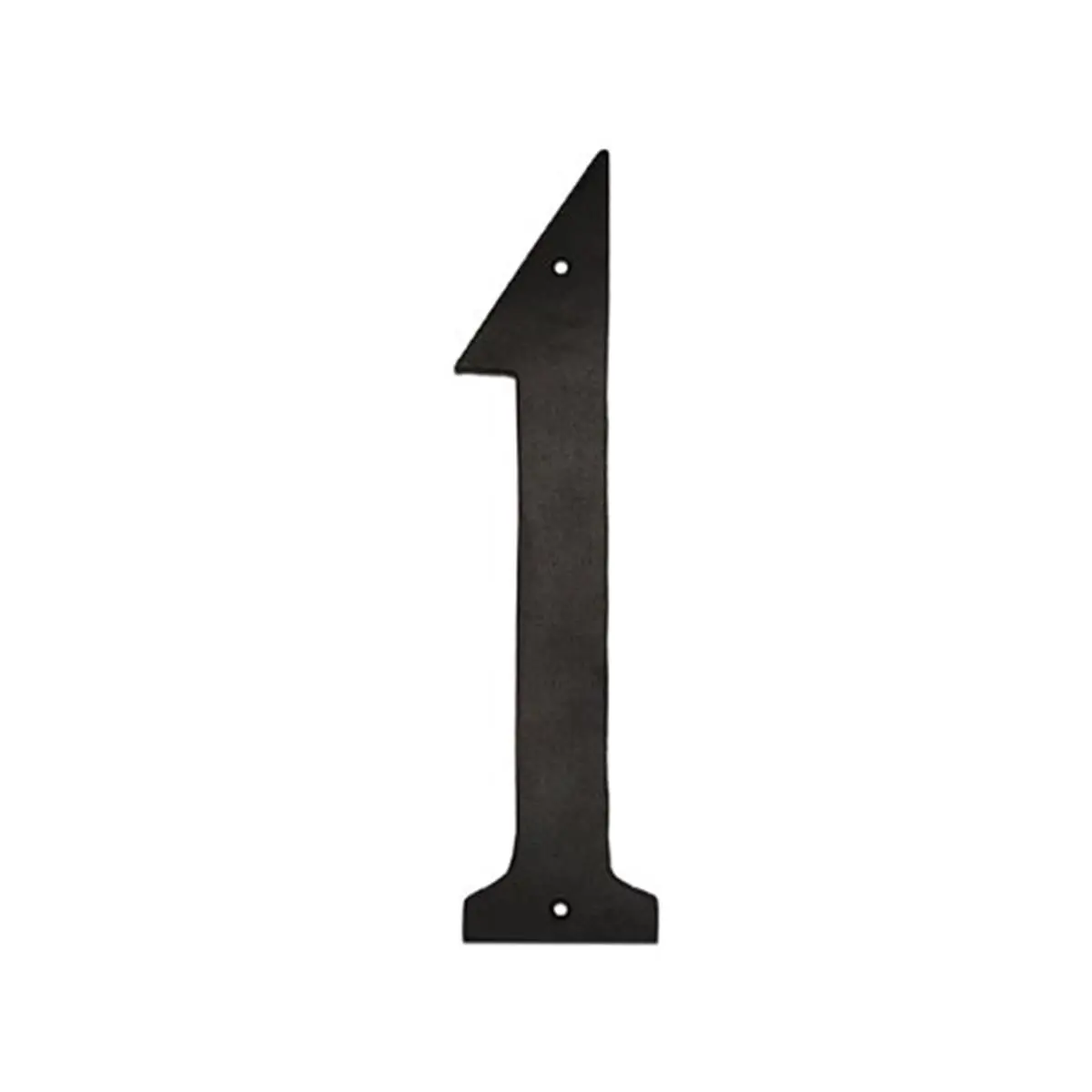Montague Metal Products CSHN-1-10 10 in. Standard Modern Font Individual Aluminium House Number 1, Handcrafted Sign for Home Improvement & Decor Needs