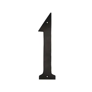 212 MAIN Aluminium Rust-Free Decor Sign, 8 In. Modern Font Individual House Number 1 (Montague Metal Products CSHN-1-8 Standard Design)