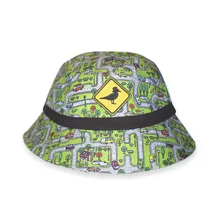 Earl E Burd Crossing Road Rug Bucket Hat