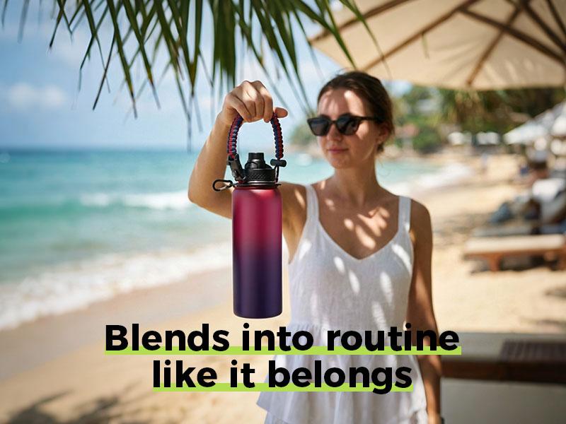 1 Gallon Vacuum Flask Water Metal Bottle Jug with Straw & Spout Lid - 32/40/64/128oz Stainless Steel Insulated Water Bottle,Cold-48h Hot-24