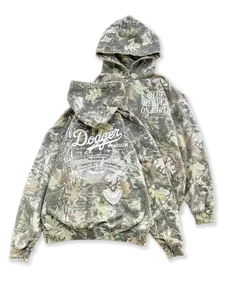 Vintage Camo - Premium Blue Heaven Hoodie