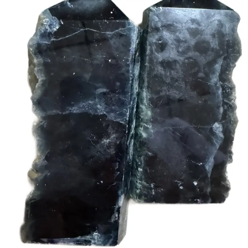 Black/Red Fluorite Towers crystal 