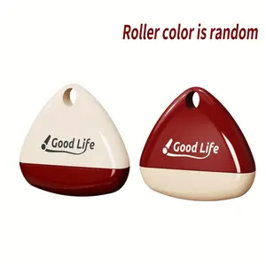 PrimPick Portable manual dust collector and pet hair cleaner, washable triangular hairbrush with handle, roller type household hair removal tool, enlarged clothes hair removal and hair trimming tool