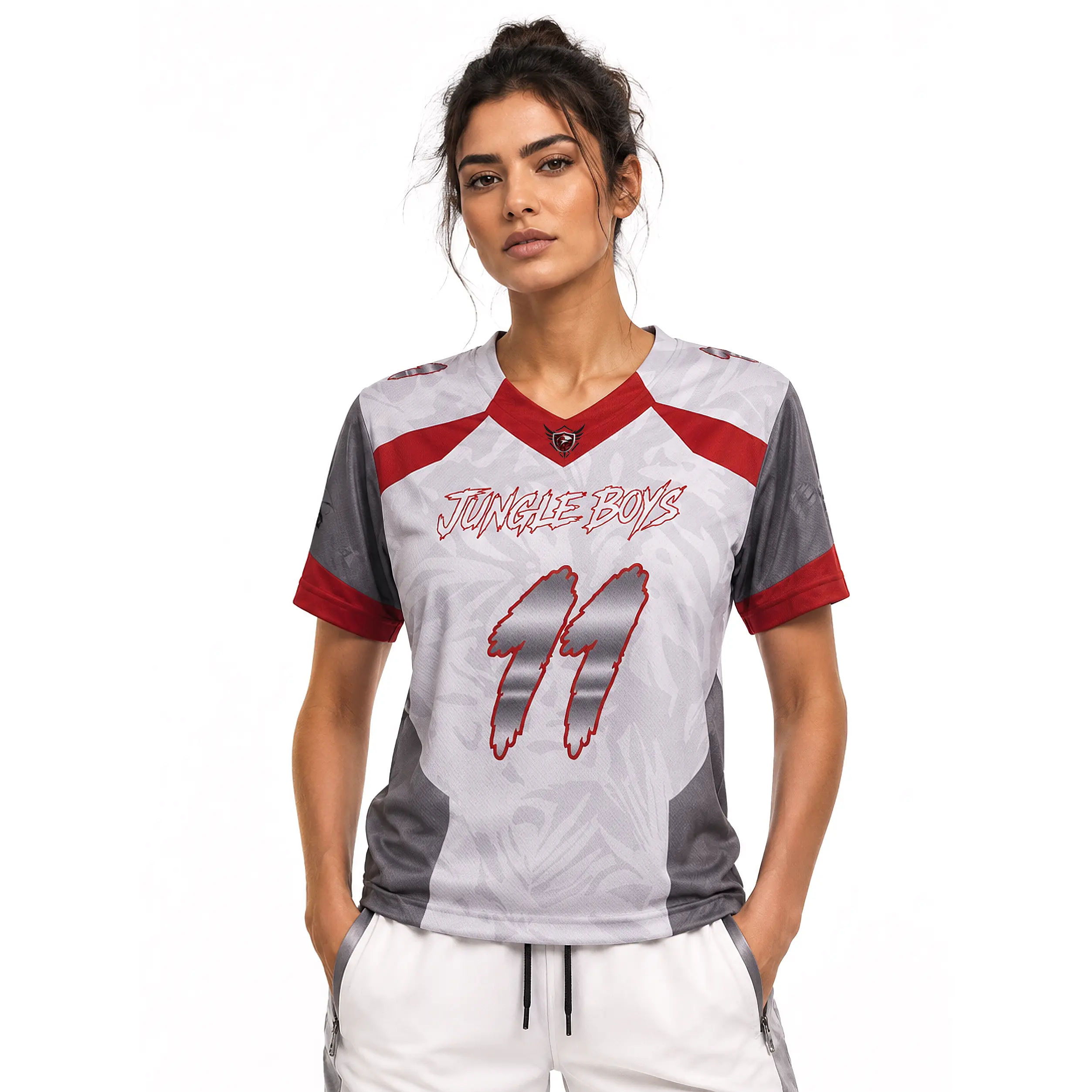 Lady Rams Football Jersey Custom Numbers and Names on Back | Goulds Rams Collection