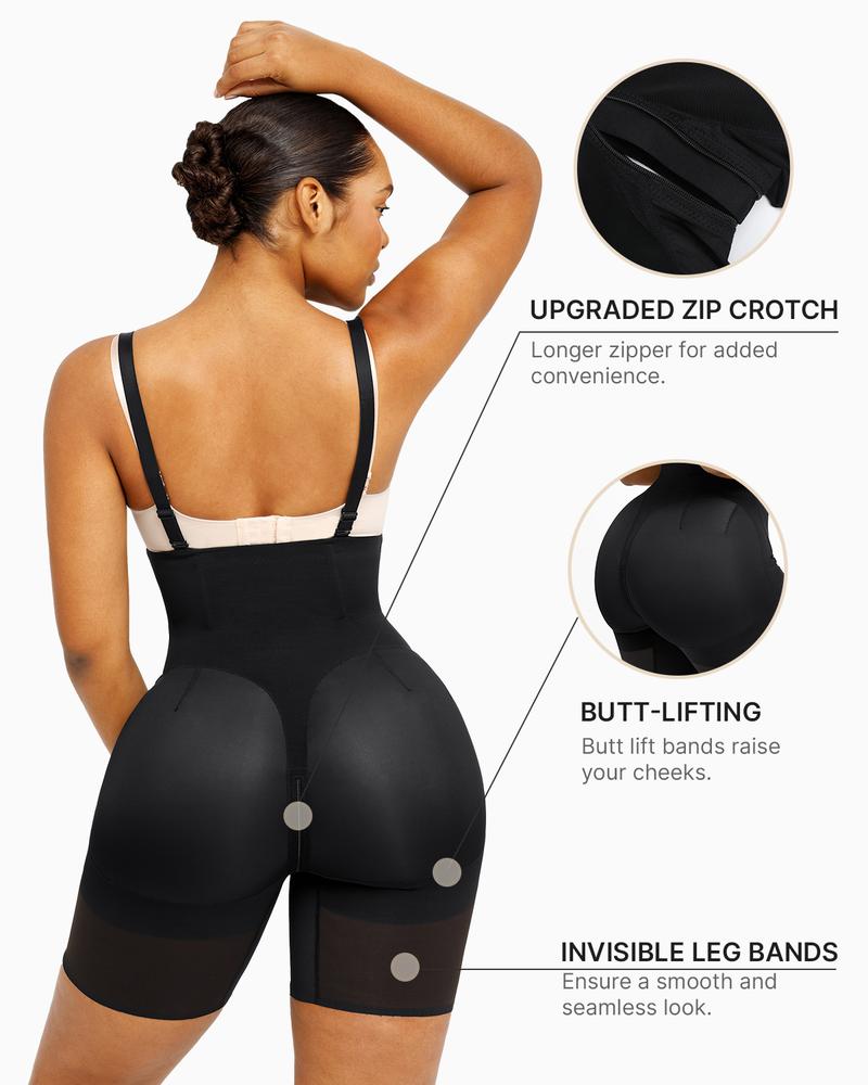 Shapellx Core Comfy Sculpting Four-Layer Fabric with X-Shaped Sheer Short Creator