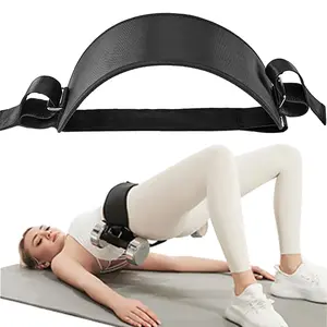 Cintura di spinta dell'anca Glute Bridge Pad Workout con manubri Kettlebells per squat Lunges Bridges Dips Training Home Gym Equipment foam barbell exercise guide