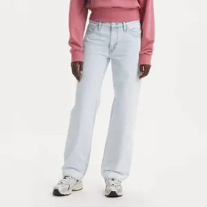 Levi's Women's Mid Rise Straight Leg Relaxed Jeans Loose