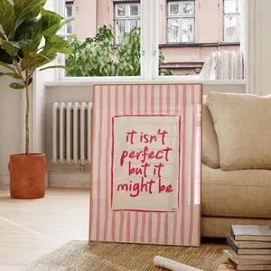 [Sale off up to 50%] [Free ship] [No Frame] Olivia Dean Print 'It Isn't Perfect' - PHYSICAL PRINT, Olivia Dean Wall Art, Dorm Wall Art, Trending Wall Art Print, UNFRAMED