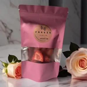 Freeze Dried Strawberry Slices - Healthy Crunchy Snack Natural Dry