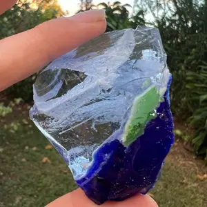 Raw Andara Monatomic Crystal, “Indigo Ocean” Lemurian Andara Sierra Mountains