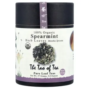The Tao of Tea 100% Organic Herb Leaves, Spearmint, 2 oz (57 g)