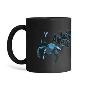 Rocky Alien Graphic Reusable Ceramic Coffee Mug - 11 Oz Drink Cup for Kitchen Use