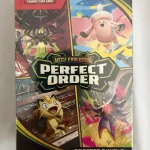 Pokémon Mega Evolution Perfect Order Booster Bundle 6 Packs Factory Sealed Trading Card Game