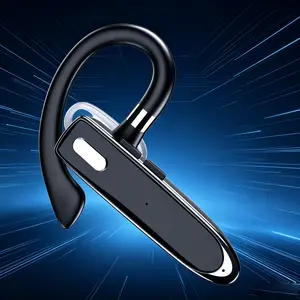Bluetooth Earphones V5.3, Wireless Bluetooth Earbuds, 24-hour HD Calls, CVC8.0 Noise Reduction with Microphone, Hands-Free Bluetooth for Driving/Business/Office (Black)