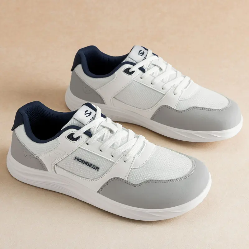 Hobibear Spring Autumn New Unisex Retro Comfortable Casual Sports Walking Shoes, Lifestyle Walking Shoe Simple Wide Toe Wide Fit Sporty Low Top Trendy Walking Sneakers for Men and Women, Low Cut Shoes, Stylish Walking Shoes