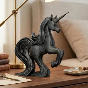 The Unique Unicorn: Flowing Form • 3D Printed Plastic Figurine by 29flo