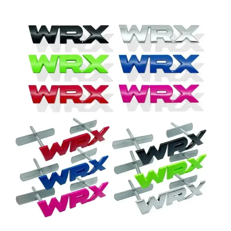 3D Metal Car Front Grille Emblem Auto Body Rear Trunk Badge Sticker for Subaru WRX XV STI Outback Legacy Forester Impreza