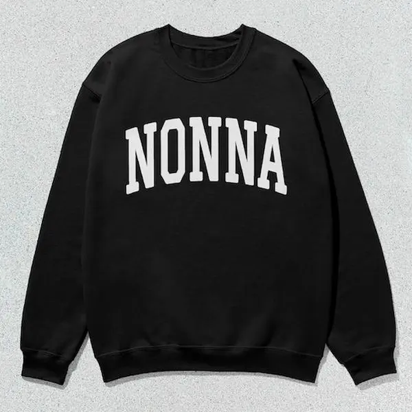 Nonna Sweatshirt Collegiate Crewneck Sweater Unisex