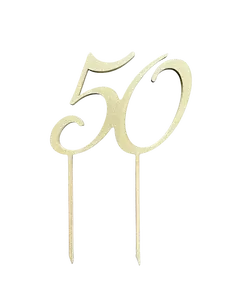 Cake topper '50'