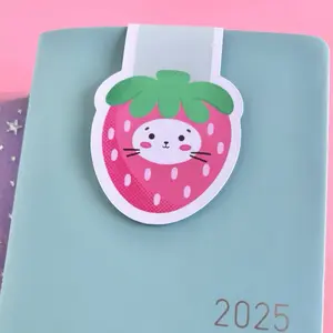 Kitty Strawberry Magnetic Bookmark