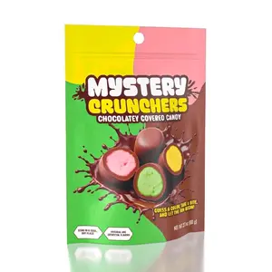 Mystery Crunchers Color Reveal Viral Chocolate Candy Bites 2oz Milk Chocolate Covered Fun Guess & Take A Bite - NO ICE PACK INCLUDED