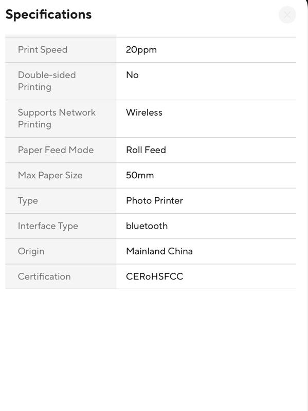 MINI Portable Thermal Printer Wireless Label Memo Machine 200dpi Bluetooth Inkless Pocket Imprimante Phone Notes Printing Paper with 3 White & 3 Color Rolls for Home Offices School. Once item is used no returns. All items have been tested by Manufacturer.