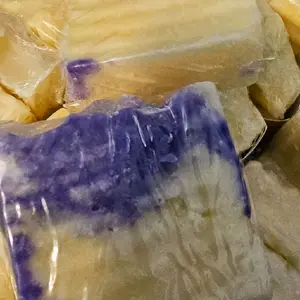 Cold Press Lavender-Lemon Scent Aromatherapy Cleanser, Natural Body Care Soap for Bath & Shower