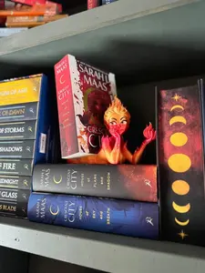 CraftyKid3D Fire Sprite Lehaba 3D Printed Plastic Artwork Crescent City Edition by Sarah Maas