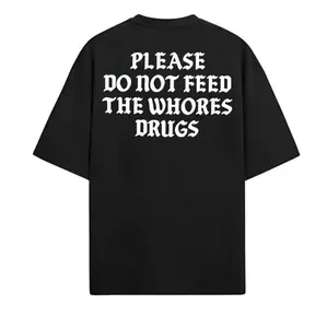 Stop Feeding The Whores Drugs Funny Sarcastic Graphic Tee Trendy Streetwear Unisex Viral Fashion Statement 2025 Aesthetic Outfit