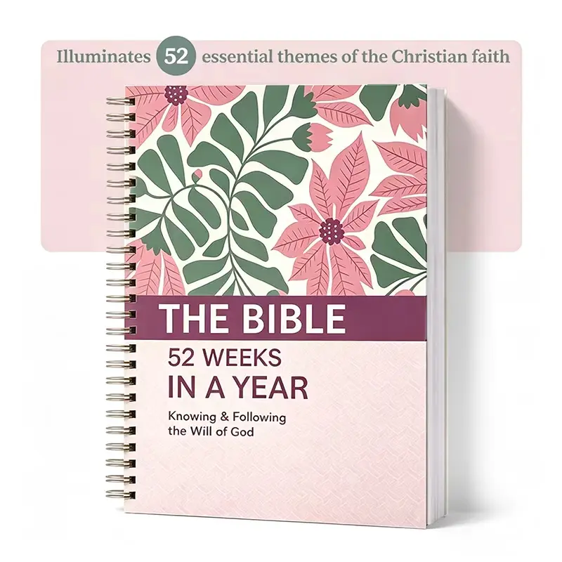 The Bible In A Year: 52-Week Guided JourneyThrough God's English Word, Religion &Philosophy Book for Spiritual Study