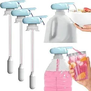 The Magic Tap Automatic Drink Dispenser - Hands-Free Beverage Dispenser for Fridge - Perfect for Milk, Juice - Gifts for Women & Men (3, Teal)