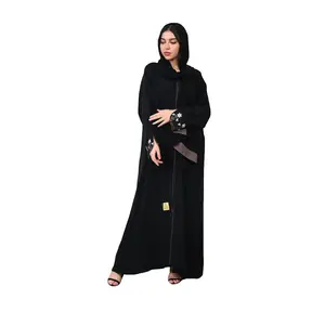 Floral embroidery. Women's Abaya.