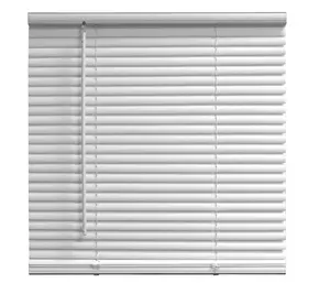 1" Cordless Room Darkening Vinyl Blinds, 31" Width x 72" Length, White