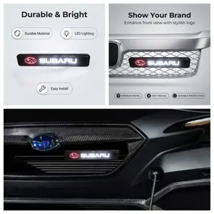 LED Car Grille Emblem Light Accessories for Subaru Forester, Legacy, Impreza Wrx, Brz, Drl, Xv, Sti, Outback, Legacy