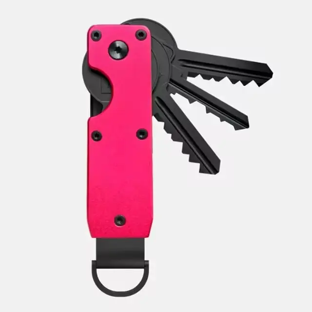 Compact RFID Blocking Key Case with D-ring Compact RFID Blocking Key Case with D-ring