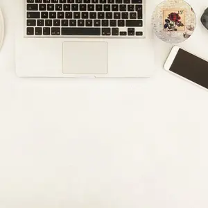 Vintage Stamp with Red Rose Desk Coaster – Elegant Floral Office & Home Décor