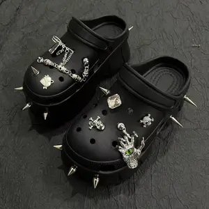 Halloween Rivet Platform Sandals for Women 2025 New Female EVA Material Lady Casual Footwaer