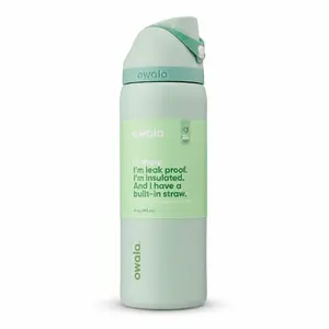 Owala Summer Paradise Water Bottle 24oz 🌴 Stainless Steel Insulated FreeSip Bottle Leak Proof Straw Tumbler Travel Gym School Hydration Cup