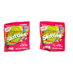 Skittles 2 Pack New Wild Berry Sour Bite Size Candies 7.2 oz Each Sweet & Tangy Treats