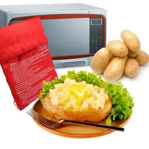 1pc Microwave Baked Sweet Potato Bags and Potato Bags Microwave Oven Potato Cooker Bag Baked Patata Microwave Cooking Potato Quick Fast Baking Tool