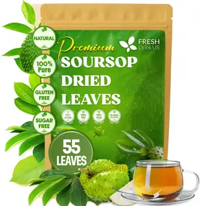 Premium Soursop Graviola Dried Leaves, Natural Leaves, Whole Soursop Leaves, Wildcrafted, Graviola, Soursop, Hoja Guanabana, Soursop Loose Leaf Herbal Tea, No Gluten, Vegan Beverage