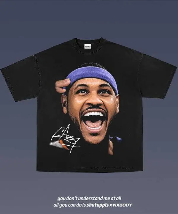 Carmelo Anthony Graphic Tee | Vintage Basketball Shirt | Streetwear T-Shirt