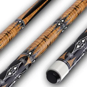 13mm 58 Inch 19 20 oz Billiard Pool Cue Stick, 1/2 Maple Billiard Pool Stick, House Bar Pool Table Sticks for Men