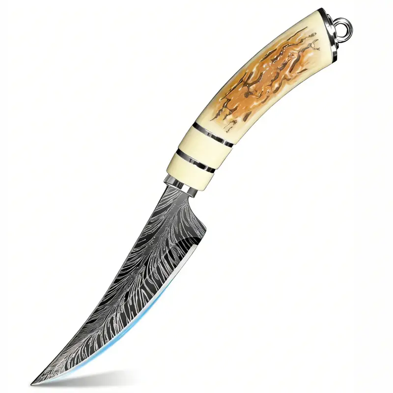 Portable Feather Food Prep Hand Tool - Compact, Ergonomic, Self-Contained Cutlery, Lightweight Multifunctional Outdoor Equipment, Reliable for Survival, Outdoor Survival Supplies for Camping, Hiking