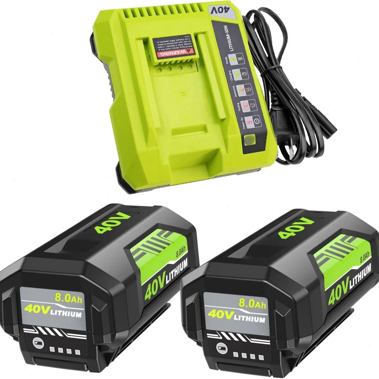 8000MAh-2Batteries+Charger