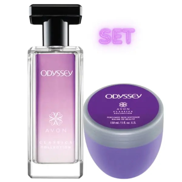 Avon Classics Odyssey Cologne 1.7 fl.oz. & Skin Softener 5 oz. SET of 2 Avon Classics Odyssey Cologne 1.7 fl.oz. & Skin Softener 5 oz. SET of 2