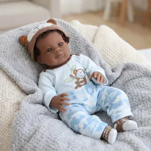 Lifelike Reborn Baby Dolls 22 Inch Fabric body+vinyl limbs Real Life Baby Dolls For kids Age 3+ Suitable gifts for Mother's Day Valentine's Day Children's Day & Christmas
