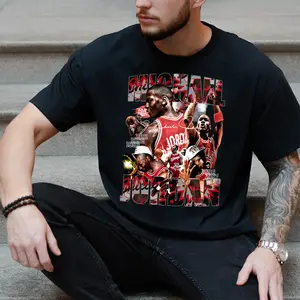 Michael Jordan T-shirt, Vintage 80s Michael Jordan Tshirt 1980s Michael Jordan Caricature Official Licensed NBA Product Gray Basketball Shirt Tee Menswear Top Streetwear Man Crewneck Round Neck Tropical
